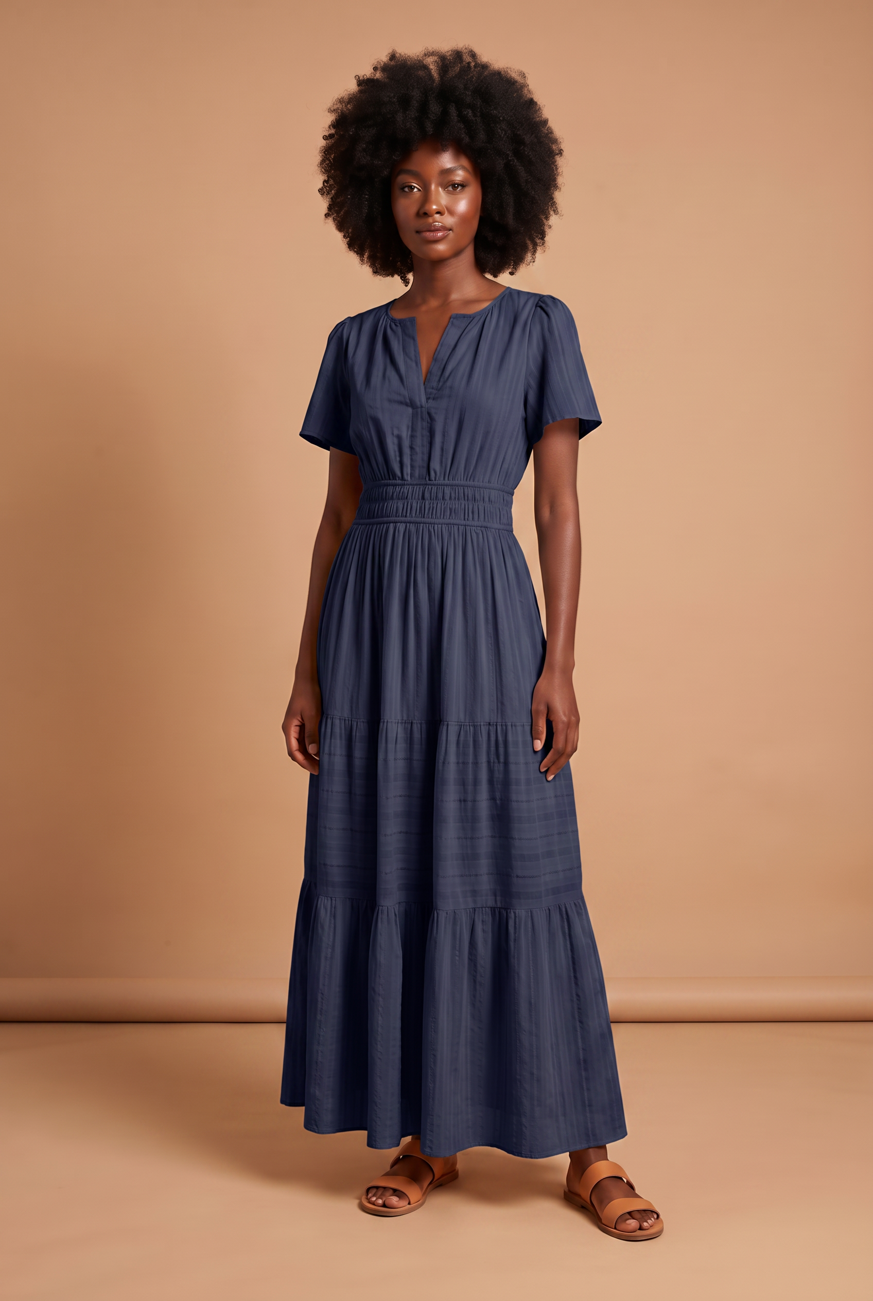 Adrianna Navy Blue - frente